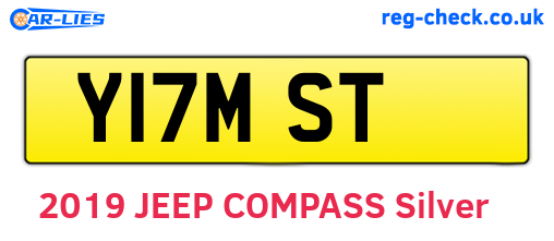 Y17MST are the vehicle registration plates.