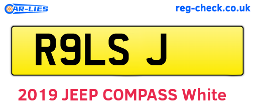 R9LSJ are the vehicle registration plates.