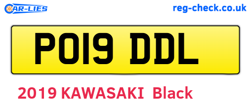 PO19DDL are the vehicle registration plates.
