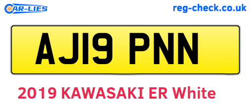 AJ19PNN are the vehicle registration plates.