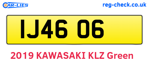 IJ4606 are the vehicle registration plates.