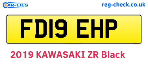 FD19EHP are the vehicle registration plates.