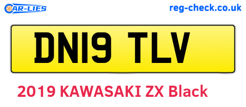 DN19TLV are the vehicle registration plates.
