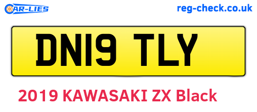 DN19TLY are the vehicle registration plates.