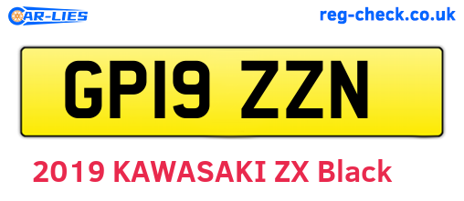 GP19ZZN are the vehicle registration plates.