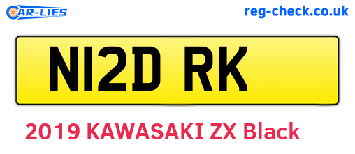 N12DRK are the vehicle registration plates.