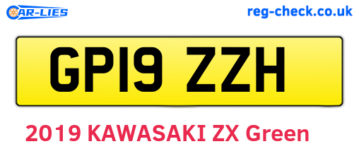 GP19ZZH are the vehicle registration plates.