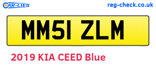 MM51ZLM are the vehicle registration plates.