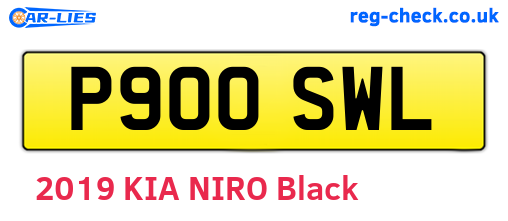 P900SWL are the vehicle registration plates.