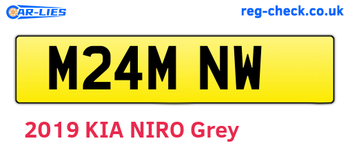 M24MNW are the vehicle registration plates.