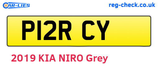 P12RCY are the vehicle registration plates.