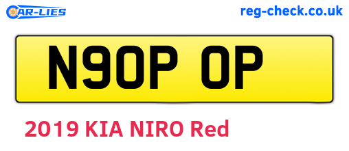 N90POP are the vehicle registration plates.