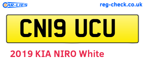 CN19UCU are the vehicle registration plates.