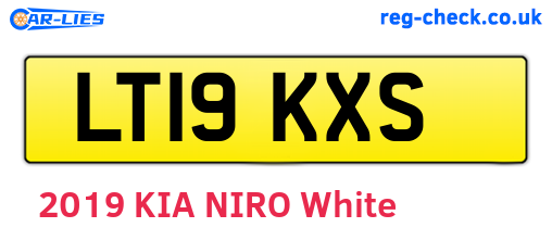 LT19KXS are the vehicle registration plates.