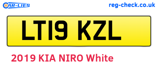 LT19KZL are the vehicle registration plates.