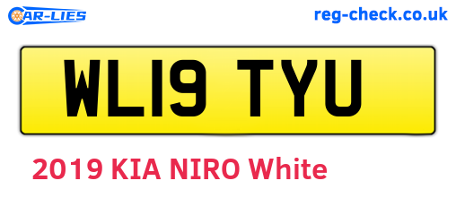 WL19TYU are the vehicle registration plates.