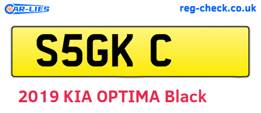 S5GKC are the vehicle registration plates.