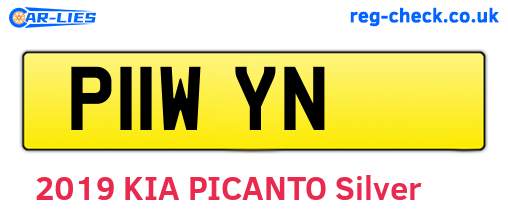 P11WYN are the vehicle registration plates.