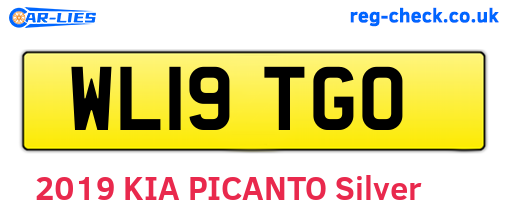 WL19TGO are the vehicle registration plates.