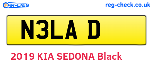 N3LAD are the vehicle registration plates.