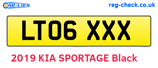 LT06XXX are the vehicle registration plates.
