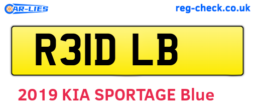 R31DLB are the vehicle registration plates.