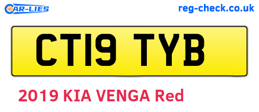 CT19TYB are the vehicle registration plates.