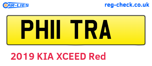 PH11TRA are the vehicle registration plates.