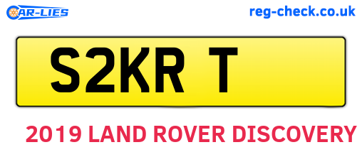 S2KRT are the vehicle registration plates.