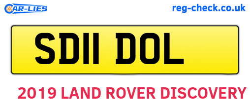 SD11DOL are the vehicle registration plates.