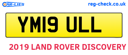 YM19ULL are the vehicle registration plates.