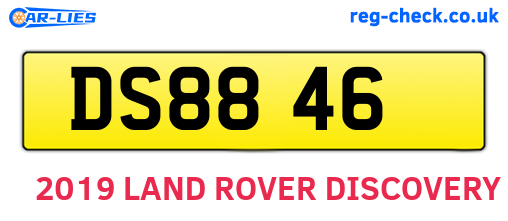 DS8846 are the vehicle registration plates.