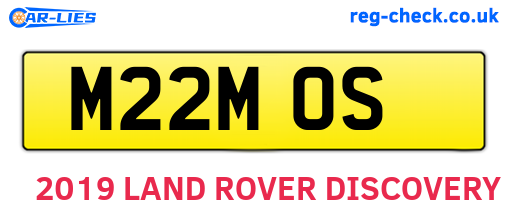 M22MOS are the vehicle registration plates.
