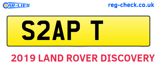 S2APT are the vehicle registration plates.