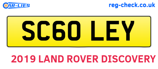 SC60LEY are the vehicle registration plates.