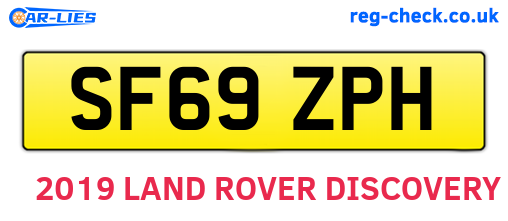 SF69ZPH are the vehicle registration plates.