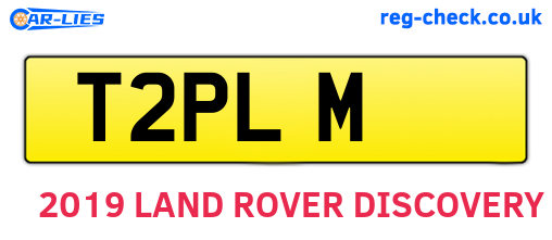 T2PLM are the vehicle registration plates.