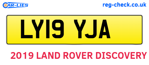 LY19YJA are the vehicle registration plates.