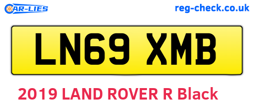 LN69XMB are the vehicle registration plates.