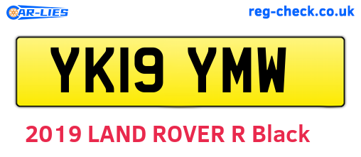 YK19YMW are the vehicle registration plates.