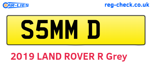 S5MMD are the vehicle registration plates.