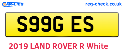 S99GES are the vehicle registration plates.