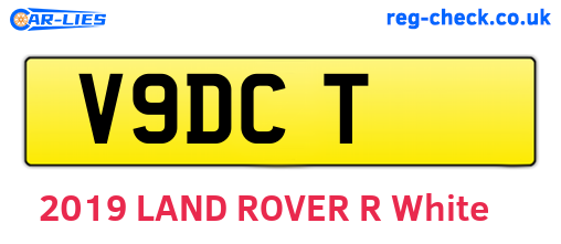 V9DCT are the vehicle registration plates.