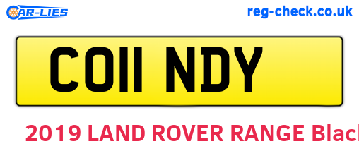 CO11NDY are the vehicle registration plates.