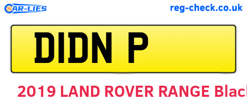 D1DNP are the vehicle registration plates.