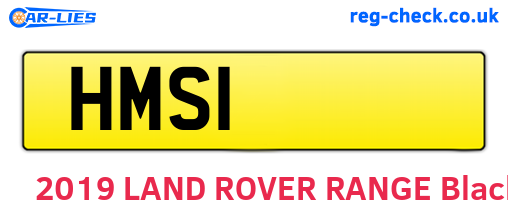 HMS1 are the vehicle registration plates.