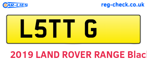 L5TTG are the vehicle registration plates.