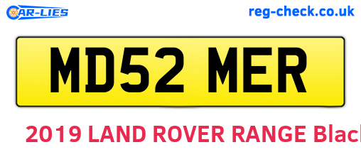 MD52MER are the vehicle registration plates.