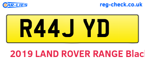 R44JYD are the vehicle registration plates.