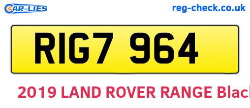 RIG7964 are the vehicle registration plates.
